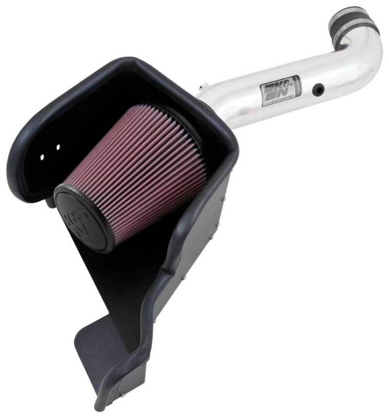 K&N Engineering 77-1571KP High Flow Performance Cold Air Intake Kit for 2013 Dodge Ram 1500 with V8-4.7L