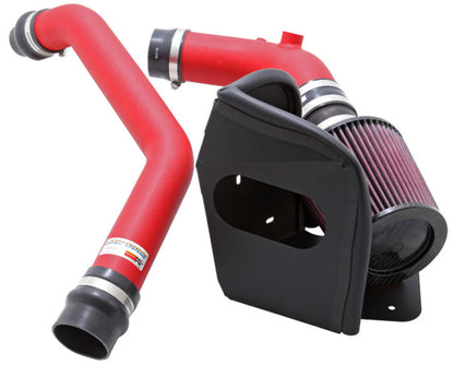 K&N Engineering 69-6546TWR Wrinkle Red Cold Air Intake System for Mitsubishi Lancer (2008-2014)