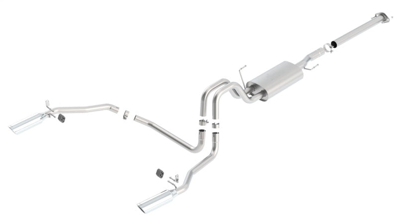Borla ATAK Cat-Back Exhaust System for 2011-2014 Ford F-150 5.0L V8 - Aggressive Sound and Performance
