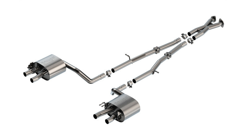 Borla S-Type Cat-Back Exhaust System for 2022-2023 Kia Stinger 3.3L V6 Turbo