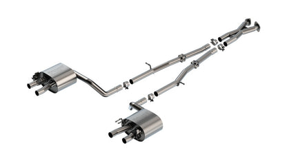 Borla S-Type Cat-Back Exhaust System for 2022-2023 Kia Stinger 3.3L V6 Turbo