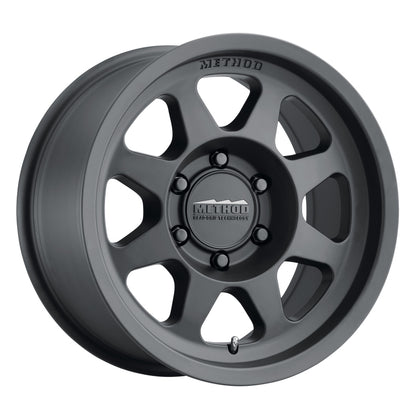 Method MR701 17x7.5 Inch Black Alloy Wheel with +50mm Offset and 6x130 Bolt Pattern