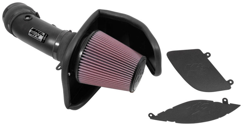 K&N Engineering 69-2553TTK Cold Air Intake System for 2017-2022 Dodge Challenger and Charger V8-6.2L