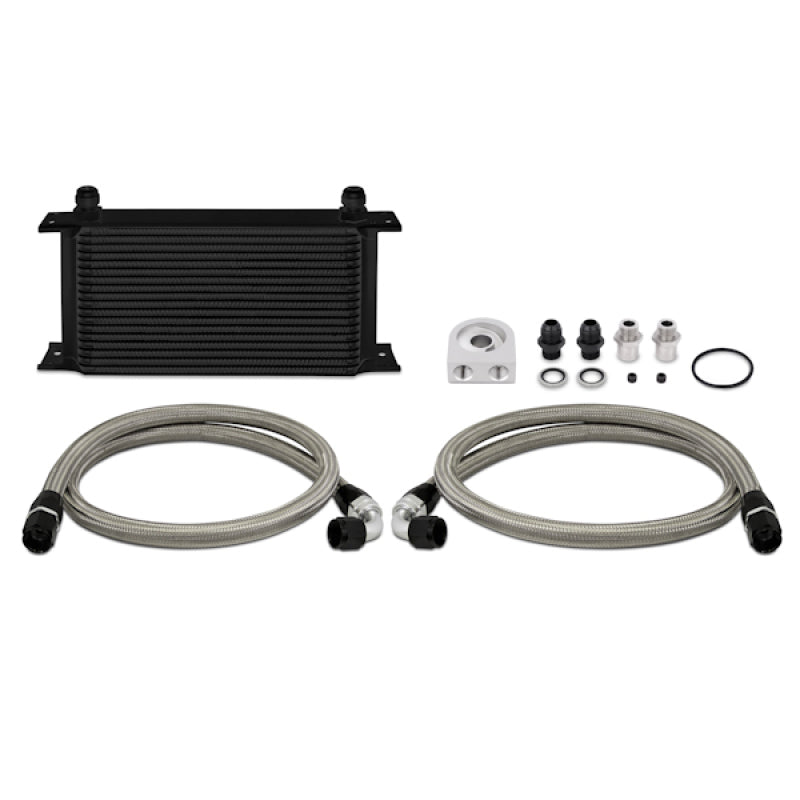 Mishimoto Universal 19 Row Oil Cooler Kit for Ford Mustang - Black
