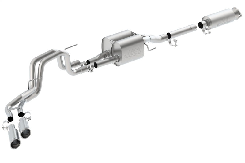 Borla 140404 Touring Cat-Back Exhaust System for 2010-2014 Ford F-150 SVT Raptor 6.2L V8 2/4WD