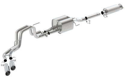Borla 140404 Touring Cat-Back Exhaust System for 2010-2014 Ford F-150 SVT Raptor 6.2L V8 2/4WD