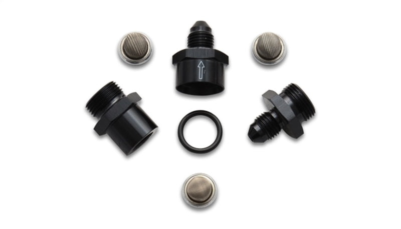 Vibrant Inline Fuel and Oil Filter Set - Size -8AN with 3 Filter Elements