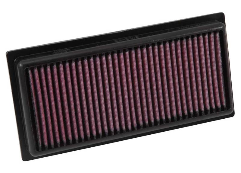 K&N Engineering 33-3016 High-Flow Reusable Air Filter for Mitsubishi Mirage and G4 (2014-2017)