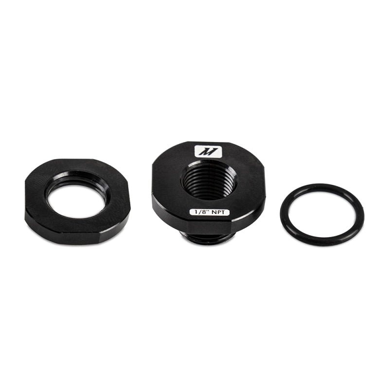 Mishimoto 1/8 inch NPT CNC Machined Nozzle Mount Adapter - Black