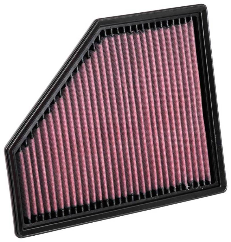 K&N Engineering 33-3136 High-Flow Reusable Air Filter for BMW 330i, Z4, Toyota GR Supra 2.0L Turbo