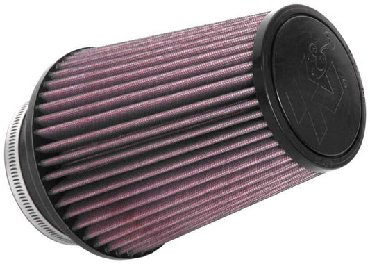 K&N Engineering Universal Clamp-On Air Filter 4-inch Flange, 6-inch Body, 4-inch Top, 7-inch Height - Model RU-4680