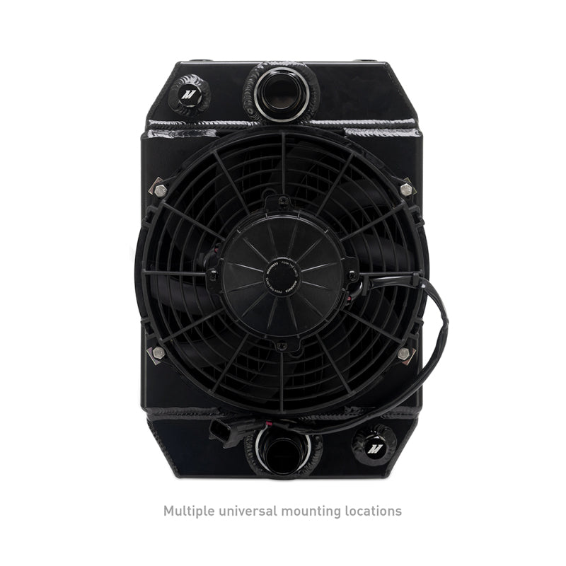 Mishimoto Universal Drag Race Performance Aluminum Radiator - Black (Part Number: MMRAD-UNI-DRGBK)