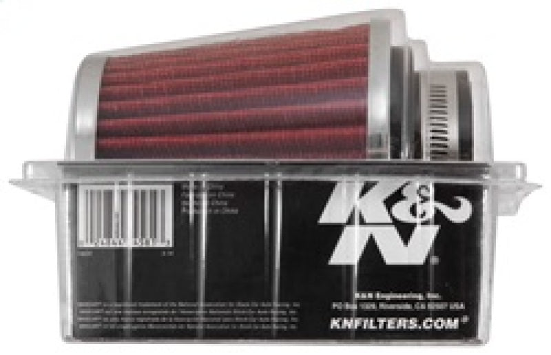 K&N Engineering Adjustable Universal Chrome Air Filter Part RG-1003RD-L