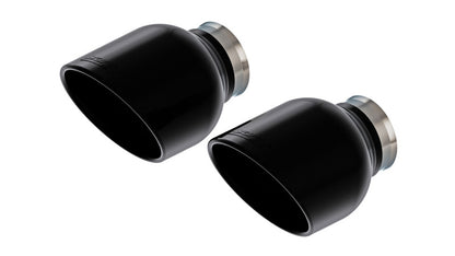Borla 15-24 Dodge Charger V8 / 2023 Chrysler 300C T-304 Stainless Steel Tips - Black Chrome Finish