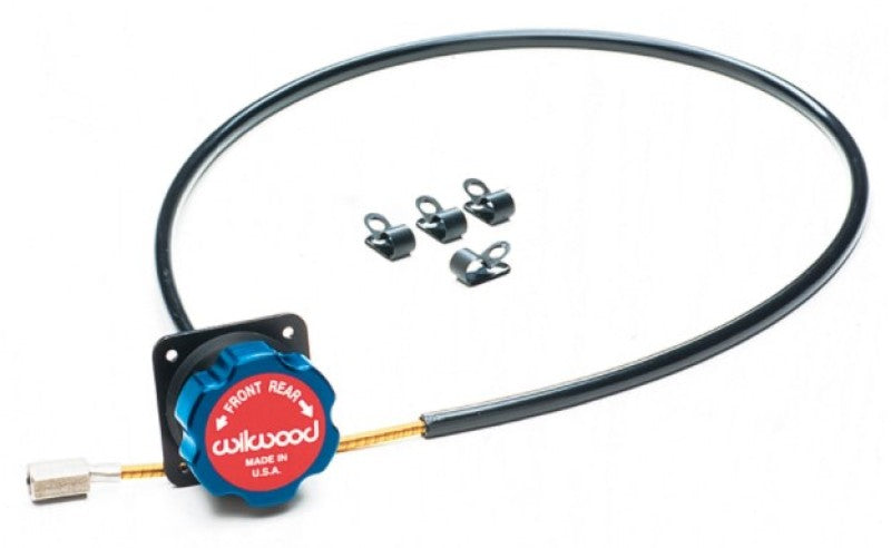 Wilwood Remote Brake Bias Adjuster Cable Part #340-4990 for Precise Front-to-Rear Brake Control