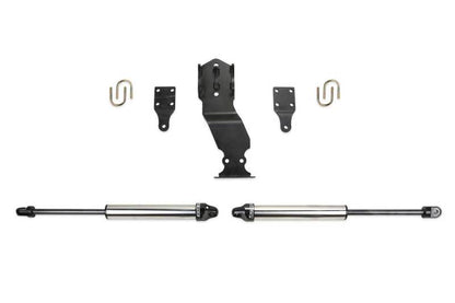 Fabtech 19-20 Ford F450/F550 4WD Dual Steering Stabilizer System with 2.25-inch Shocks
