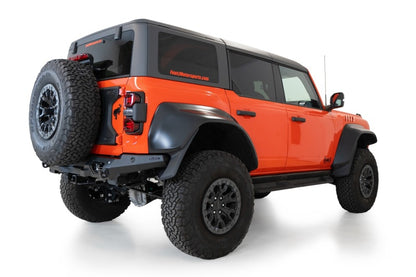 Addictive Desert Designs 22-23 Ford Bronco Raptor Bomber Rear Bumper with Cube Light Mounts