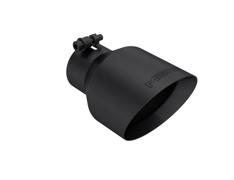 MBRP Universal 3-inch Black Coated Dual Wall Exhaust Tip (Part #T5187BLK)