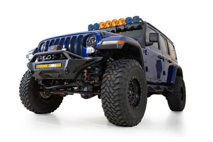 Addictive Desert Designs Stealth Fighter Front Bumper for Jeep JL 2018-2023 with Winch and Light Bar Mounts