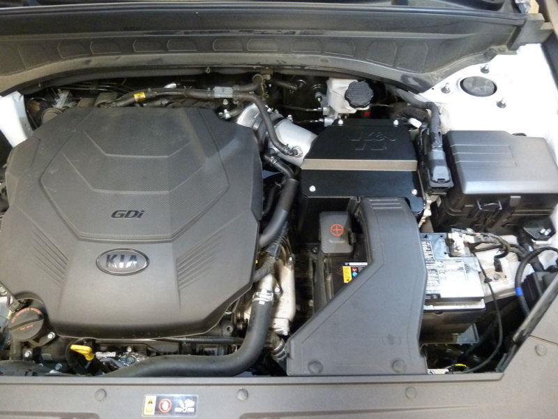 K&N Engineering 77-5300KS High Flow Cold Air Intake System for Kia Telluride & Hyundai Palisade