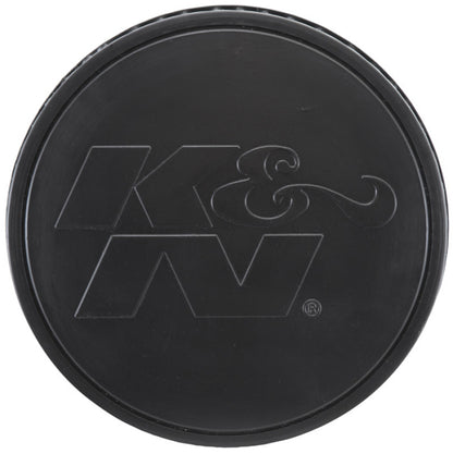 K&N Engineering RU-5283HBK Black Universal Air Filter – 4.5 inch Flange ID x 8 inch Base OD x 6.625 inch Top OD, Round Tapered Design