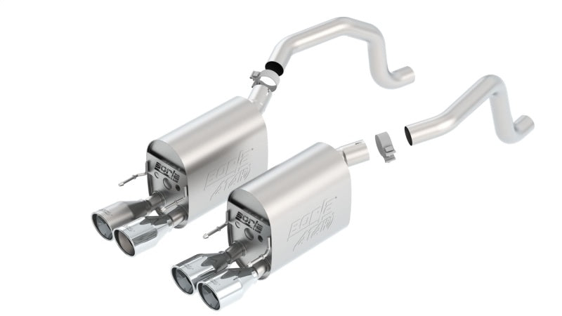 Borla ATAK Axle-Back Exhaust System for 2009-2013 Chevrolet Corvette C6 6.2L V8