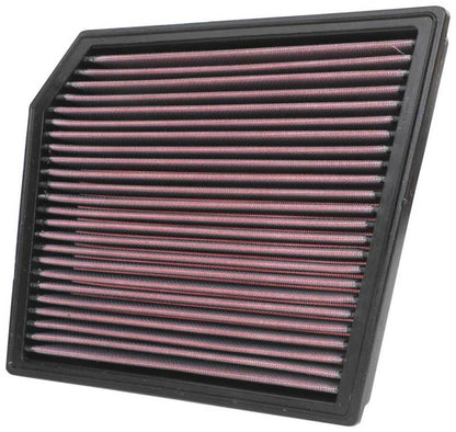 K&N Engineering 33-5111 High-Flow Replacement Air Filter for BMW and Mini Cooper - Reusable Performance Filter