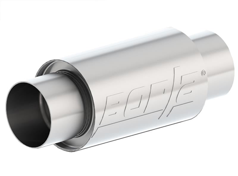 Borla XR-1 Sportsman Shorty Racing Muffler with 3.5-inch Inlet/Outlet – Compact 8-inch Length Exhaust Solution