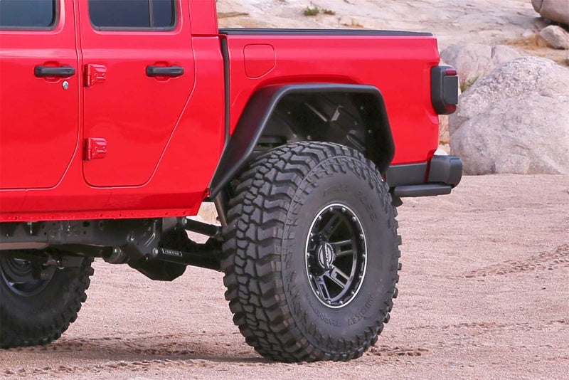 Fabtech FTS24248 Jeep Gladiator Rear Steel Tube Fenders for 2020-2021 Models