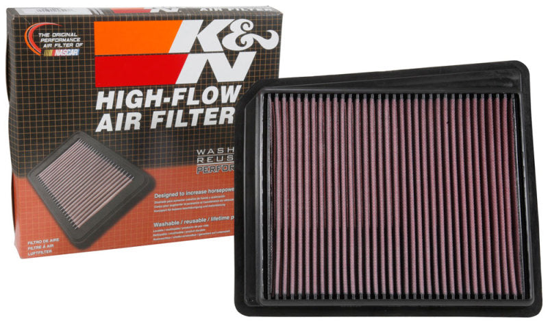 K&N 2017 Nissan Titan V8-5.6L F/I Drop-In Replacement Air Filter