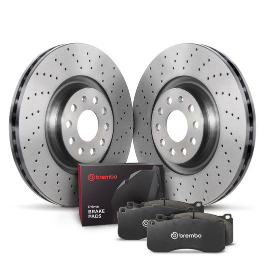 Brembo OE Front Disc Brake Kit for Audi S4 and S5 2008-2012 - Part Number KTX4055
