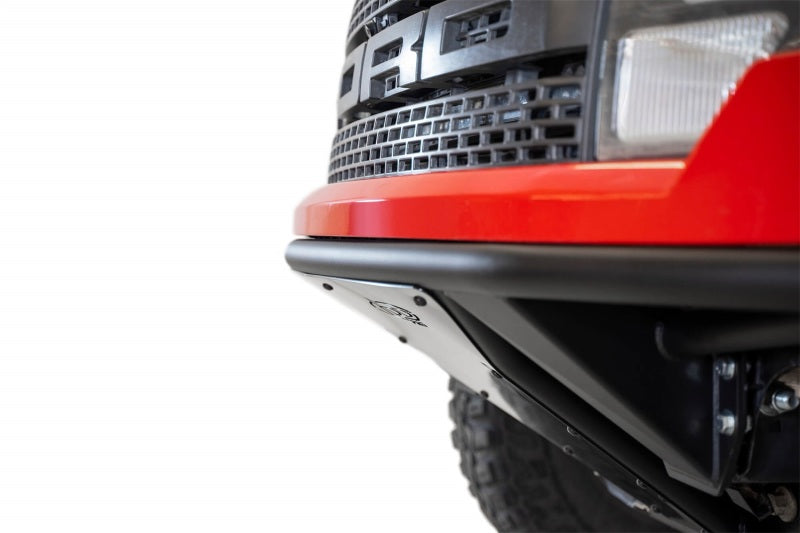 Addictive Desert Designs F01806NA0103 Pro V2 Front Bumper for Ford Raptor (2010-2014) – Frame Cut, Hammer Black with Satin Black Panels