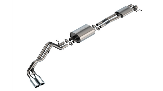 Borla 24-25 Ford Ranger XLT Side Exit S-Type Exhaust System with Chrome Tips