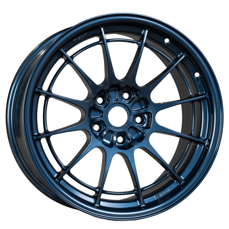 Enkei NT03+M 18x9.5 Misty Blue Wheel with 5x114.3 Bolt Pattern and +40mm Offset