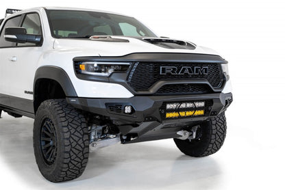 Addictive Desert Designs Bomber Front Bumper for Ram 1500 TRX (2021-2023) with Dual 20-Inch Light Bar Mounts