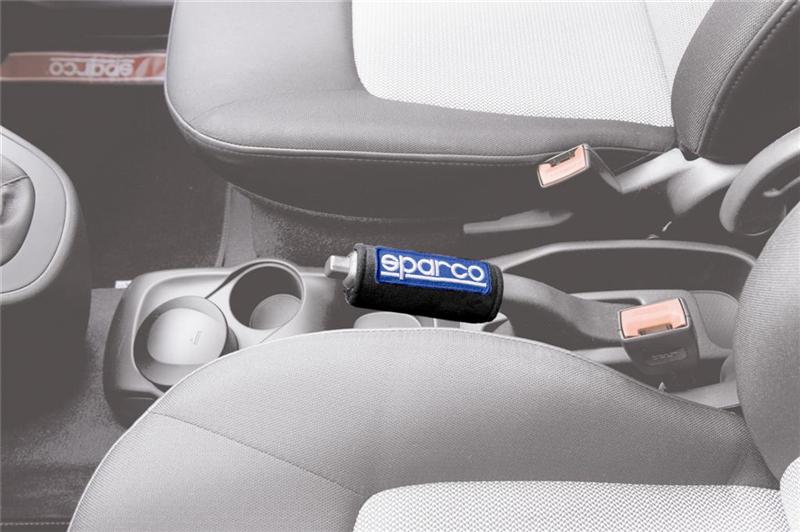 Sparco Belt Pad Mini Black - Comfortable Automotive Seat Belt Cushion