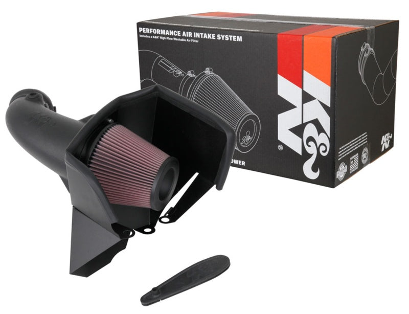 K&N Engineering 63-1579 High-Flow Cold Air Intake System for Jeep Grand Cherokee and Dodge Durango