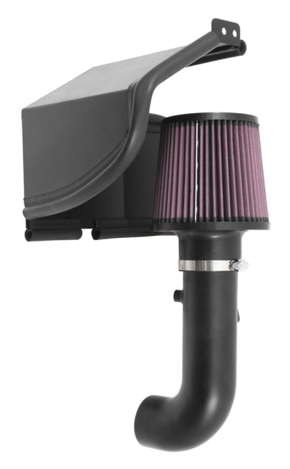 K&N Engineering 69-8006TTK Black Typhoon Short Ram Intake for Subaru WRX (2015-2017)