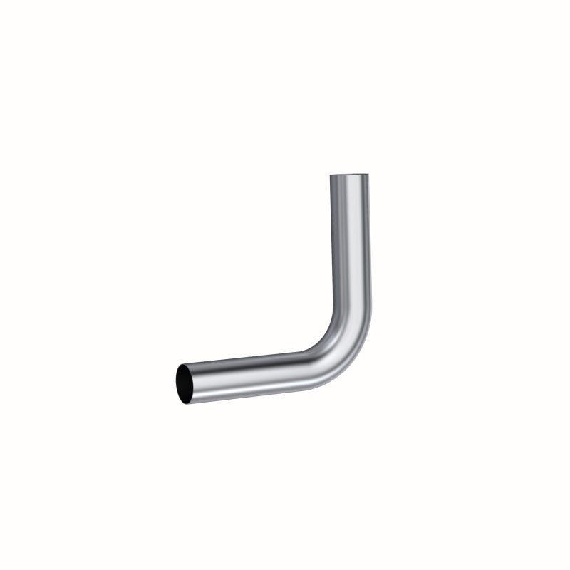 MBRP Universal 3.5 inch 90 Degree Mandrel Bend Pipe with 12 inch Legs - Aluminized Steel