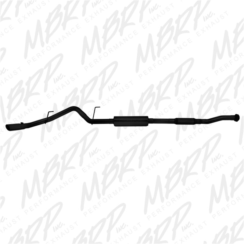 MBRP Armor BLK Series 3-Inch Cat Back Exhaust System for Ford F-150 2011-2012