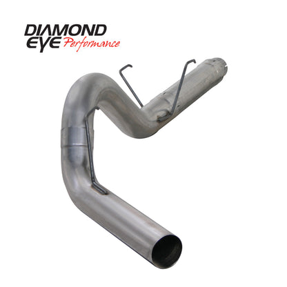 Diamond Eye Performance 5-inch Exhaust System Kit for 2007.5-2012 Dodge Ram 2500/3500 with 6.7L Cummins Diesel - Single Stainless Steel