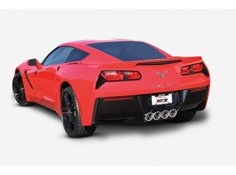 Borla C7 Corvette Axle-Back Exhaust System with 4.25-Inch Polished T-304 Stainless Steel Tips