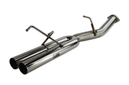 ISR Performance EP Dual Tip Exhaust System for Nissan 240sx 1989-1994 (S13), 3-inch Diameter
