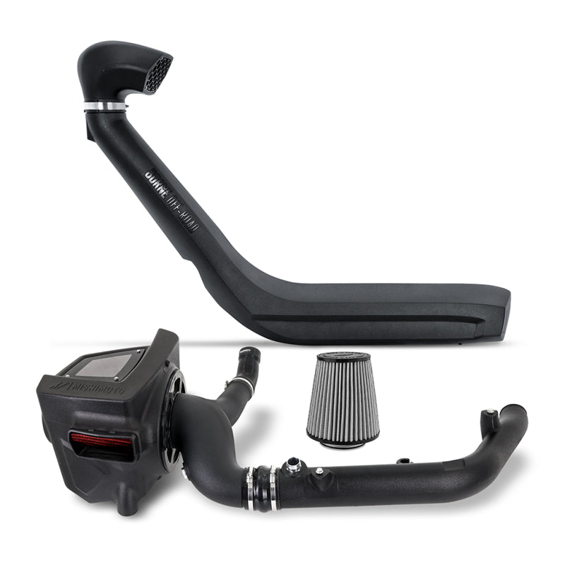 Mishimoto 2021+ Ford Bronco 2.7L Intake and Snorkel Bundle with Dry Washable Filter