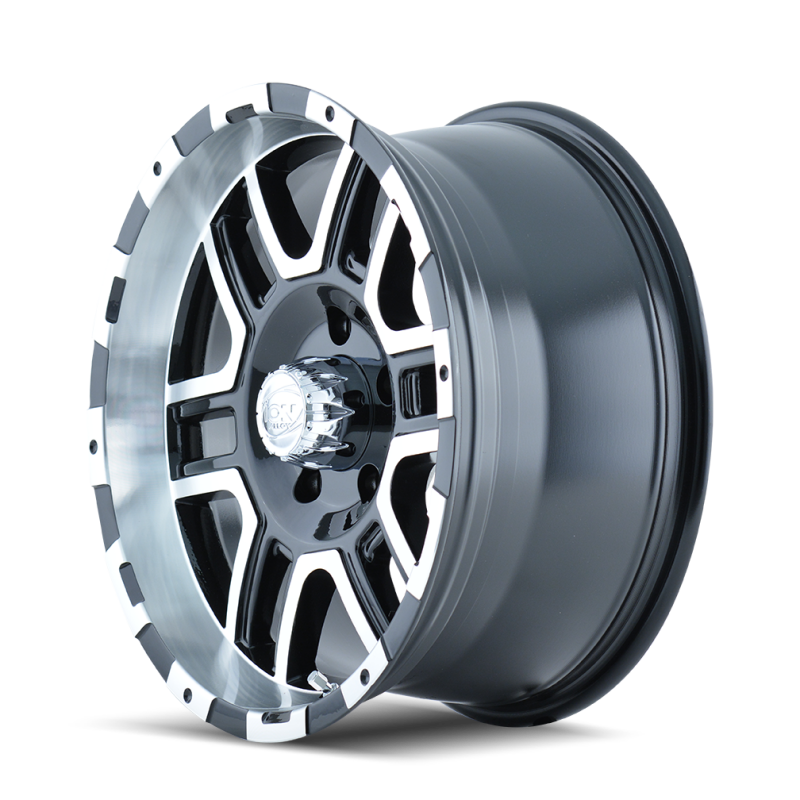 ION Wheels Type 179 16x8 Black Machined Alloy Wheel with 8x165.1 Bolt Pattern and 10mm Offset