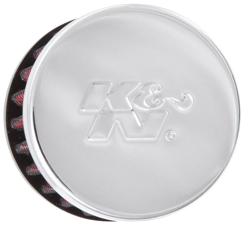 K&N Engineering 62-1320 Clamp-On Rubber Base Crankcase Vent Filter for Classic and Racing Applications