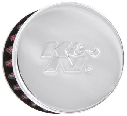 K&N Engineering 62-1320 Clamp-On Rubber Base Crankcase Vent Filter for Classic and Racing Applications