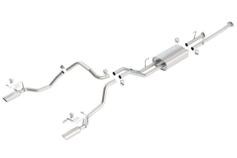 Borla 140333 True Dual Cat-Back Exhaust System for 2009-2013 Toyota Tundra