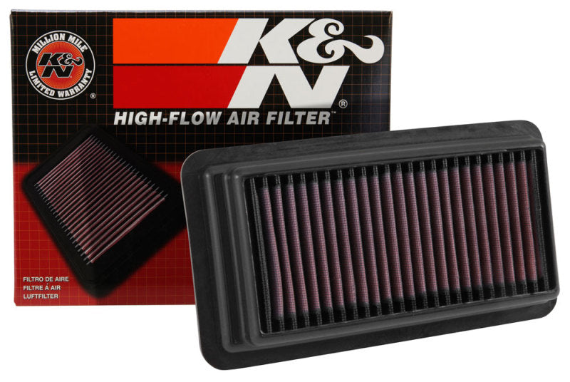 K&N Engineering 33-5044 High-Flow Drop-In Air Filter for 2016-2017 Honda Civic and CR-V