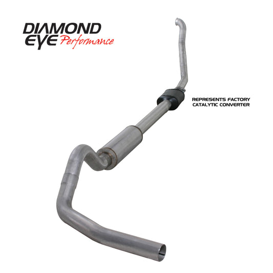 Diamond Eye Performance 4-inch Turbo Back Exhaust Kit for 1994-1997 Ford F-250/F-350 7.3L PowerStroke